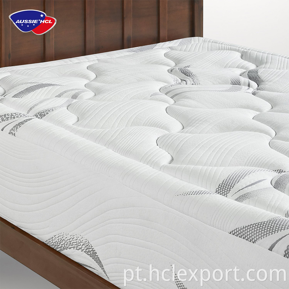 Alta densidade Royal Full King Full Luxury Swirl Quality Double Gel Memory Sleep Well Foam Mattresses Mattress